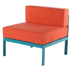Windward South Beach Deep Seating Armless Sectional Lounge Chair - W31155