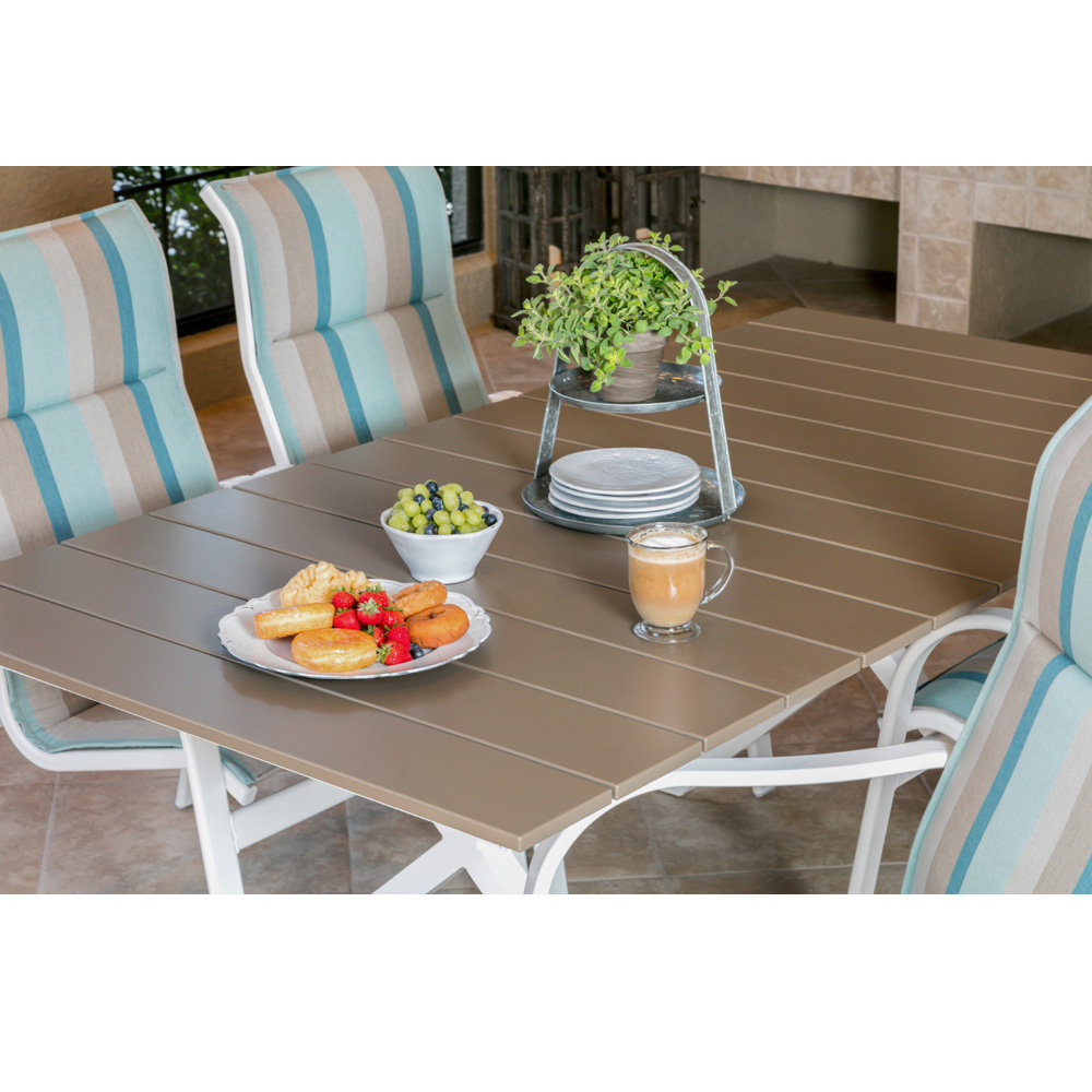 Windward tahoe dining table with MGP Top