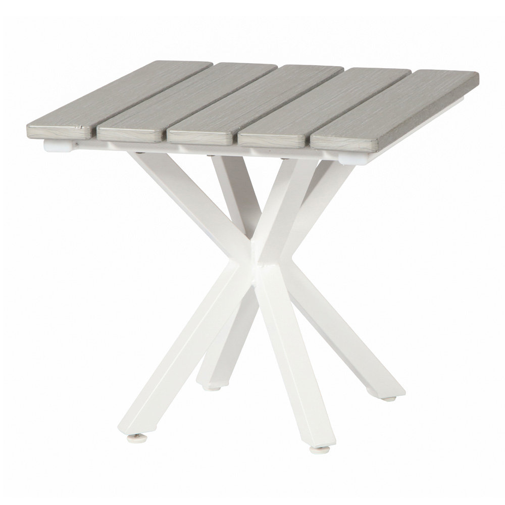 Tahoe Plank 19" Square Side Table color options