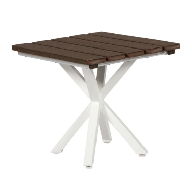 Windward Tahoe Plank 19" Square Side Table - WT1925STP