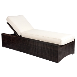 Woodard  All Weather Wicker Serene Chaise Lounge - S593041