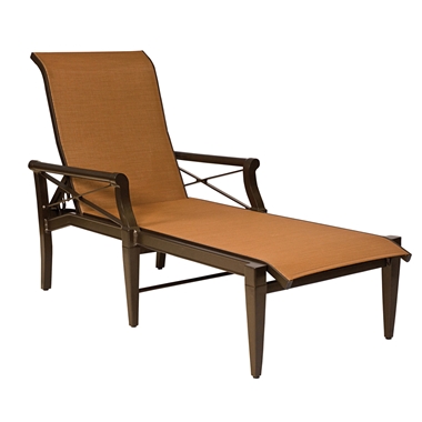 Woodard Andover Sling Adjustable Chaise Lounge - 3Q0470