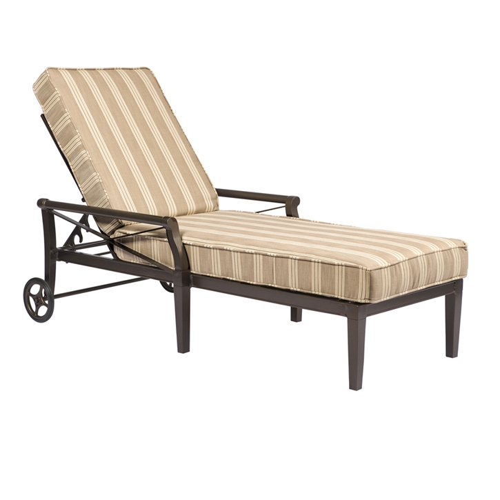 Woodard Andover Cushion Adjustable Chaise Lounge | 51M470