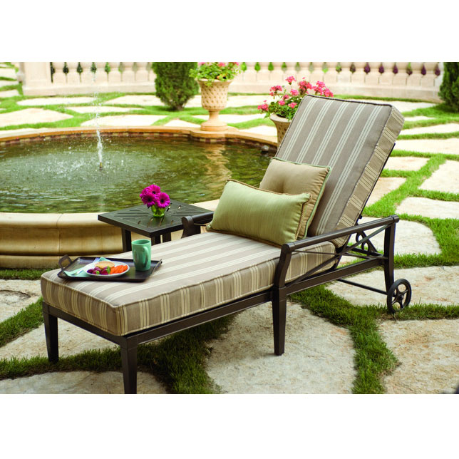 Andover Cushion Adjustable Chaise Lounge - 51M470