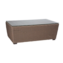 Augusta Wicker Woven Cocktail Table