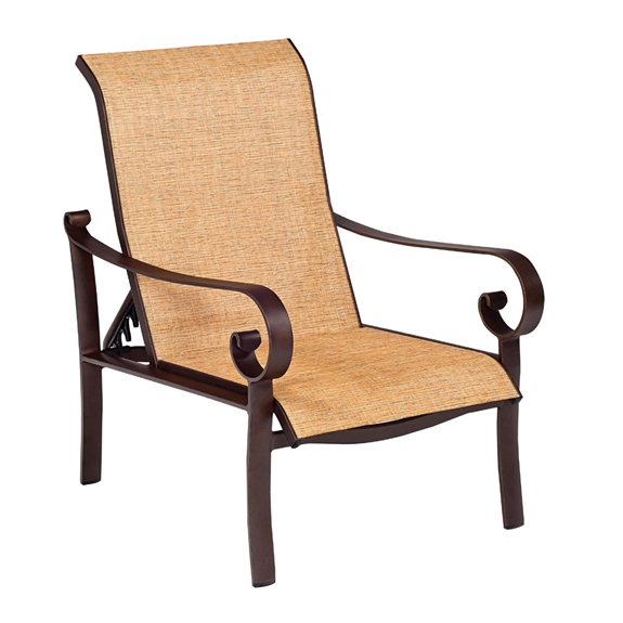 Woodard Belden Sling Adjustable Lounge Chair - 62H435