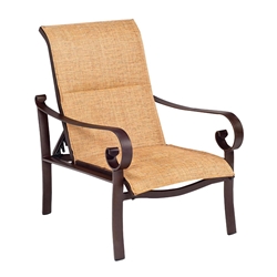Woodard Belden Padded Sling Adjustable Lounge Chair - 62H535