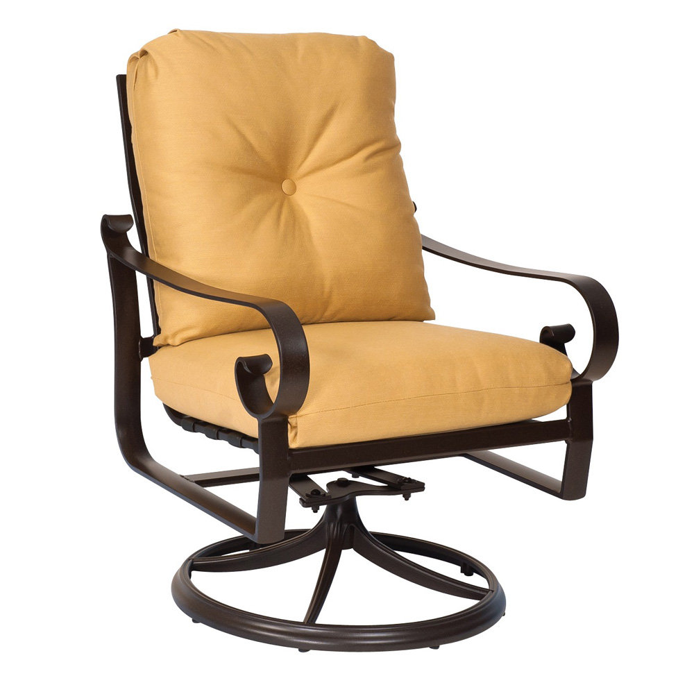 Woodard Belden Cushion Swivel Rocking Lounge Chair | 690477M