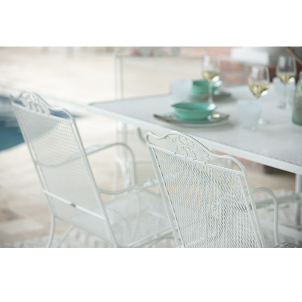 traditional iron outdoor dining set