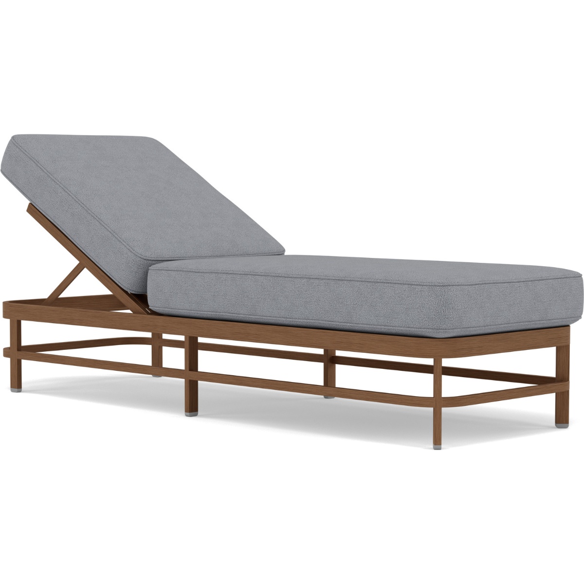 Woodard Brit Adjustable Chaise with Wheels