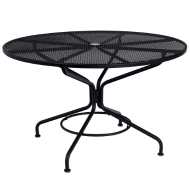 Woodard Cafe Series 48" Round Umbrella Table - 280137N