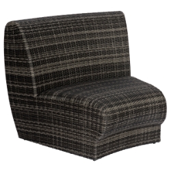Woodard Genie Curved Armless Lounge Chair - S504011