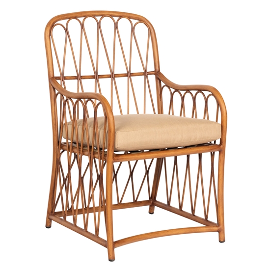 Cane Dining Arm Chairs