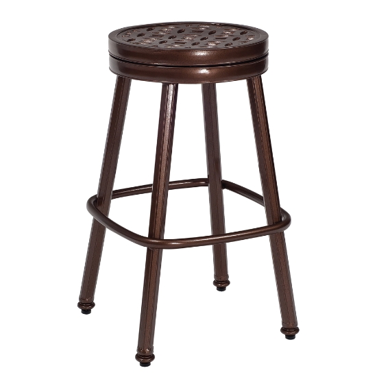 Woodard Casa Round Swivel Bar Stool - 3Y0668