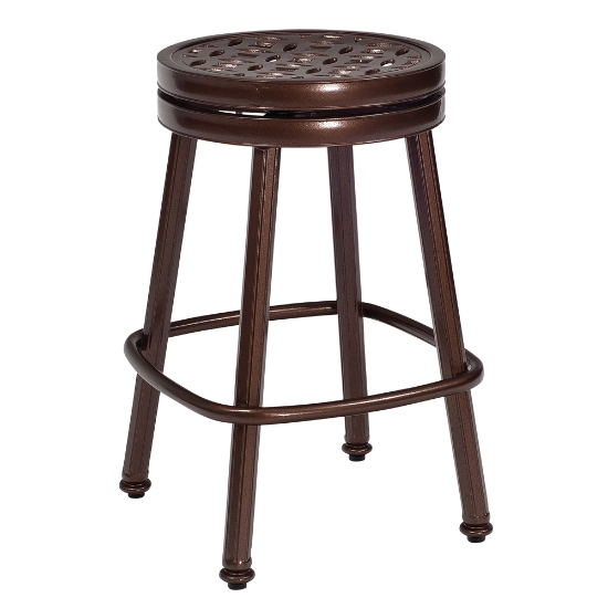 Woodard Casa Round Swivel Counter Stool - 3Y0669