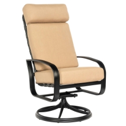 Woodard Cayman Isle Cushion High Back Swivel Rocker - 2EM488