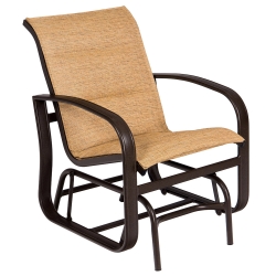 Woodard Cayman Isle Padded Sling Gliding Chair - 2FX578