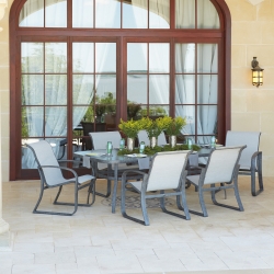 Woodard Cayman Isle Sling Patio Dining Set - WD-CAYMANISLE-SET4
