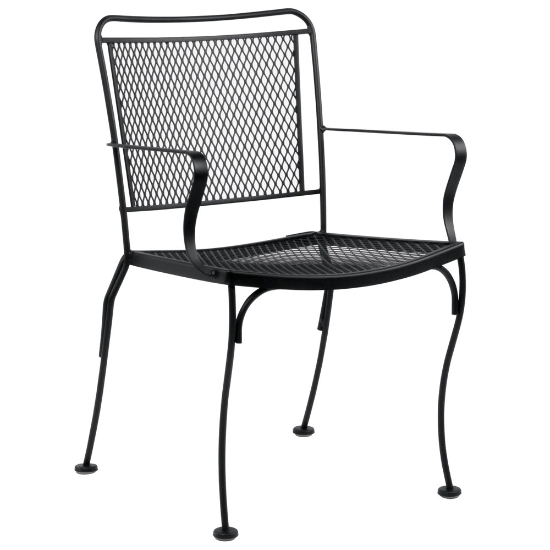 Constantine Wrought Iron Outdoor Dining Set With Cushions - WD-CONSTANTINE-SET2