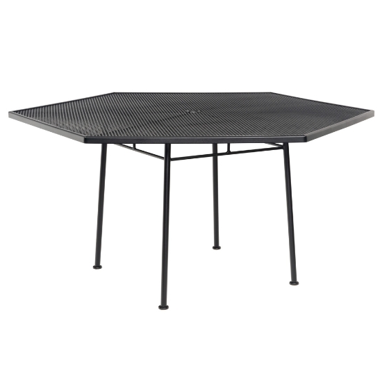 Mesh 54" Hexagon Umbrella Table