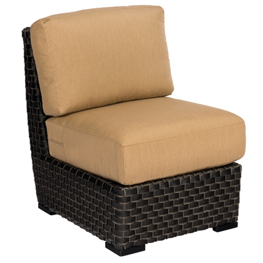 Woodard Cooper Armless Wicker Sectional Chair - S640001