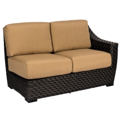 Woodard Cooper LAF Love Seat Wicker Sectional - S640031L