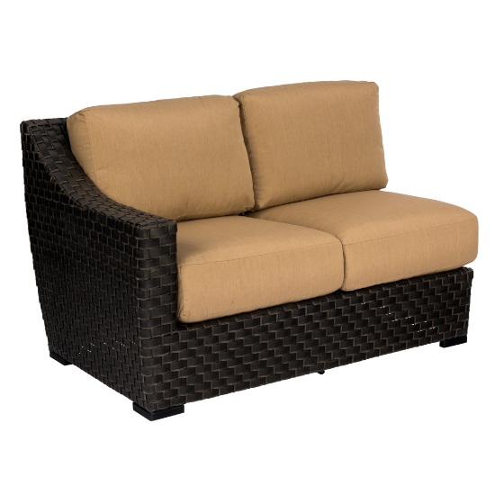 Woodard Cooper RAF Love Seat Wicker Sectional - S640031R