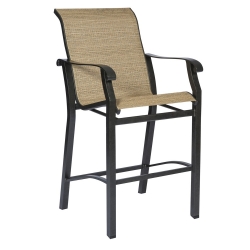Woodard Cortland Sling Stationary Bar Stool - 420481