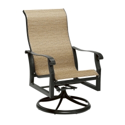 Woodard Cortland Sling High Back Swivel Rocker - 420488