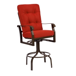 Woodard Cortland Cushion Swivel Bar Stool - 4Z0468