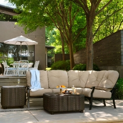 Woodard Cortland Cushion Sectional Set - WD-CORTLAND-SET8
