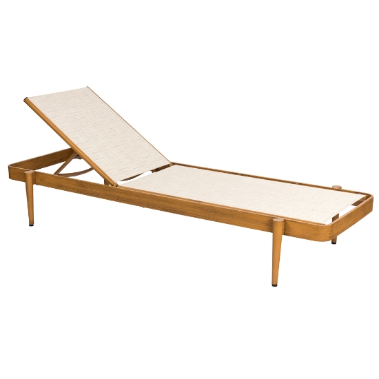 Woodard Daytona Sling Chaise Lounge - Stacking - 120470