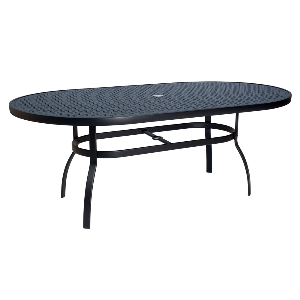 Woodard Deluxe Lattice Top Oval Dining Table - 826174WL