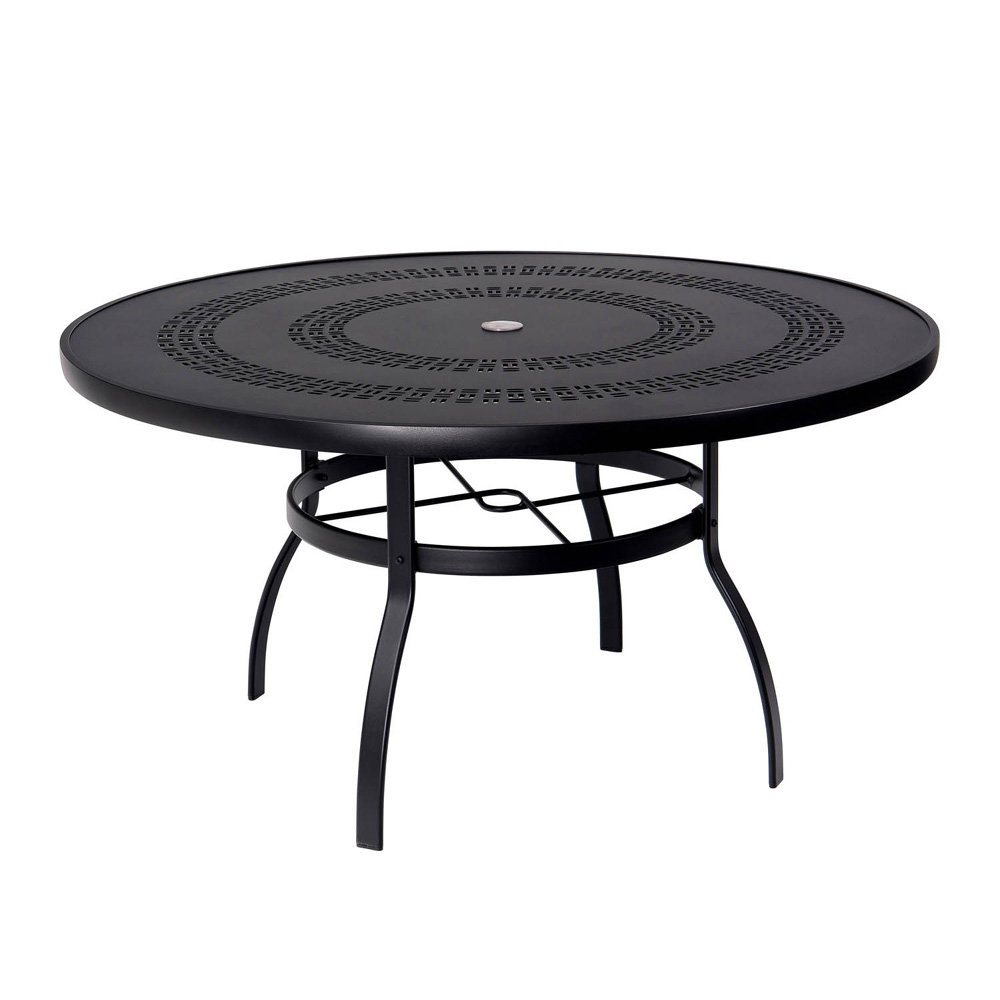 Woodard Deluxe 54 inch round Trellis Top Dining Table - 820154A