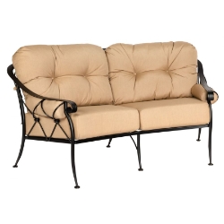 Woodard Derby Crescent Loveseat - 4T0063