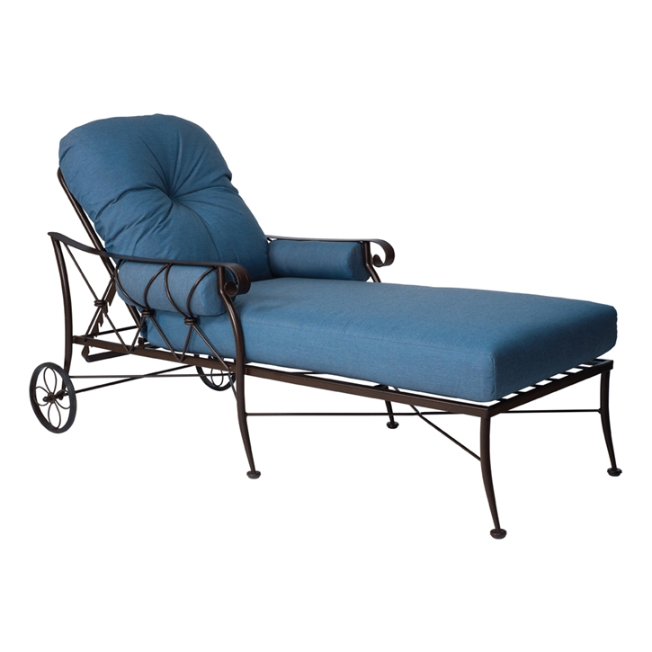 Woodard Derby Adjustable Chaise Lounge - 4T0070