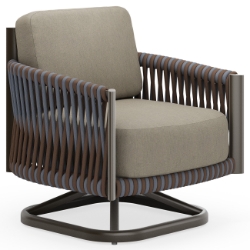 Woodard Eve Swivel Lounge Chair - S790015