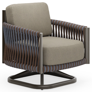 Woodard Eve Swivel Lounge Chair - S790015