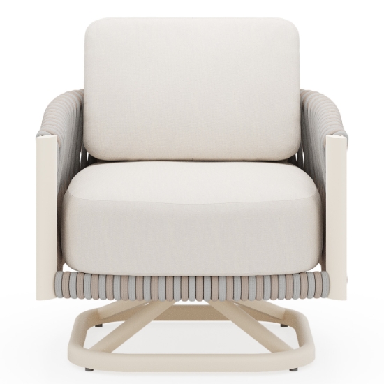 Eve Swivel Lounge Chair front
