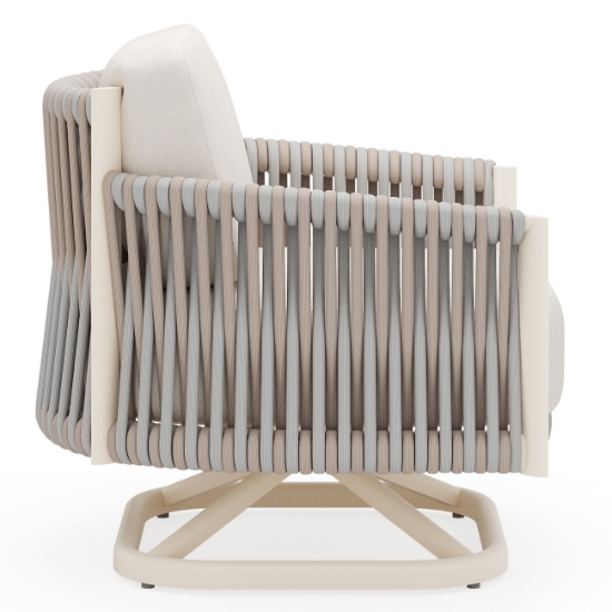 Woodard Eve Swivel Lounge Chairs  side