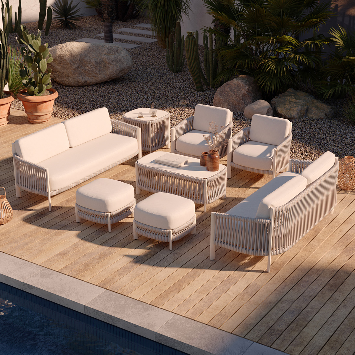 Woodard Eve Patio Set - WD-EVE-SET1