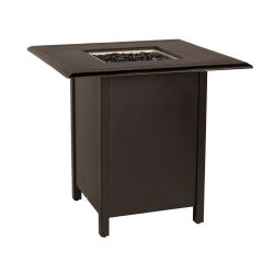 Woodard Solid Cast 42" Square Bar Height Fire Table - 13CM3SQSB-09242FP