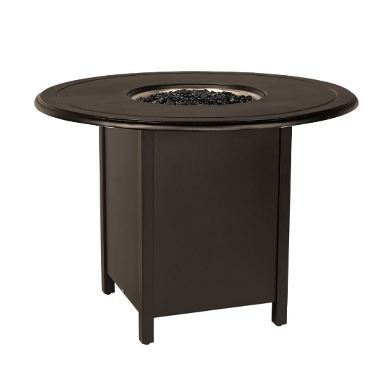 Woodard Solid Cast 48" Round Counter Height Fire Table - 65M749-09248FP