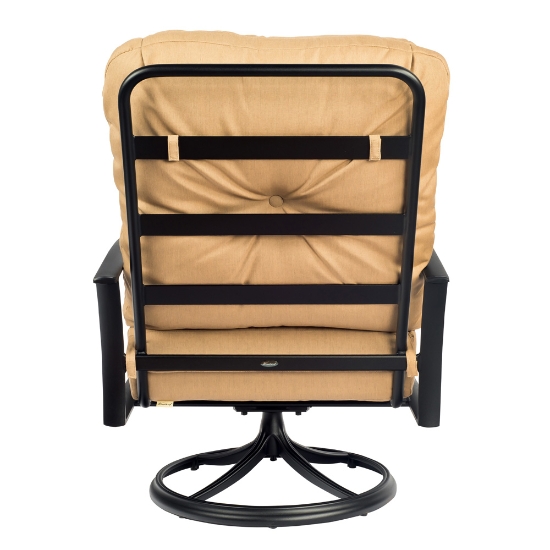 slat back large lounge chair