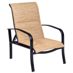Woodard Fremont Padded Sling Adjustable Lounge Chair - 2P0535