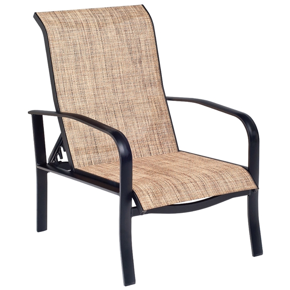 Woodard Fremont Sling Adjustable Lounge Chair - 2P0435