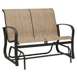 Woodard Fremont Sling Love Seat Glider - 2P0473