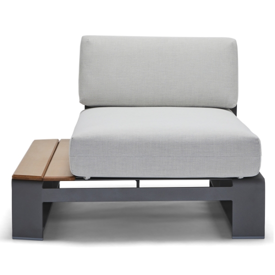 Woodard Gather LHF Chaise front view