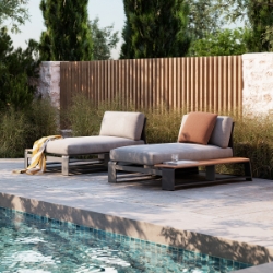 Woodard Gather Chaise Lounge Set - WD-GATHER-SET2
