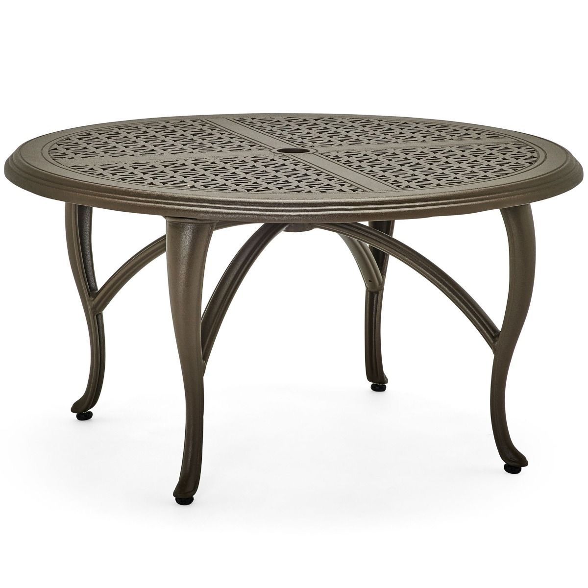 Woodard Hampton Cast 36" Round Coffee Table with Cabriole Base - 2G5400-05136